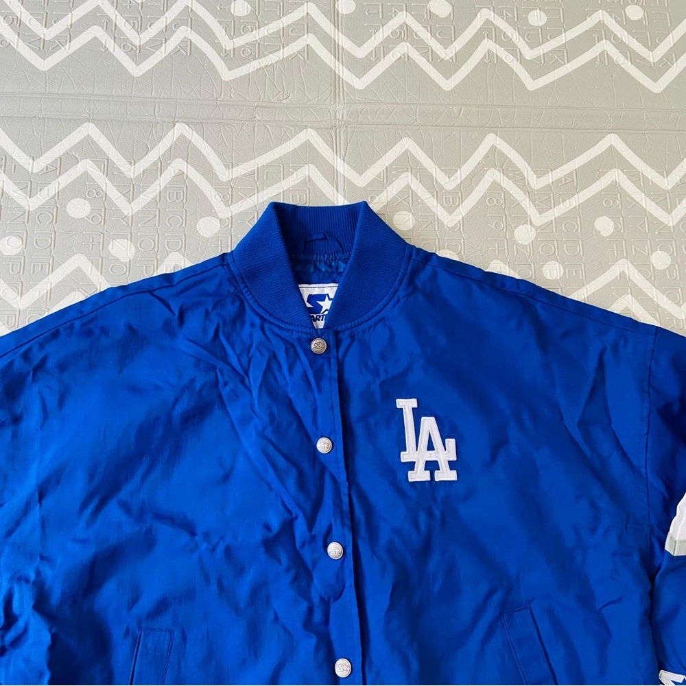Vintage Retro LA Dodgers starter bomber varsity baseball football jacket coat - Picture 2 of 8